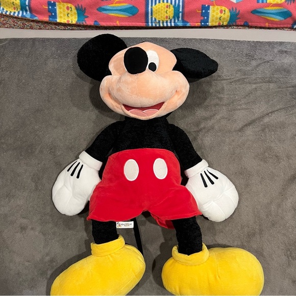 Jumbo Disney Mickey Mouse Plush Doll Stuffed Toy 32 Inches Tall Soft VINTAGE! - Picture 2 of 9